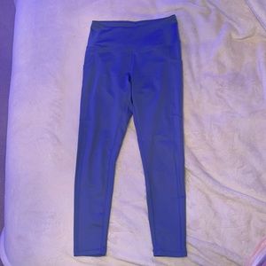 Zella girl small blue leggings with pockets